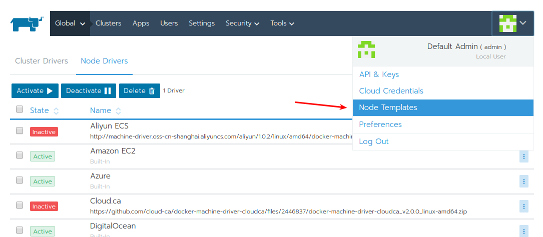 node template 1